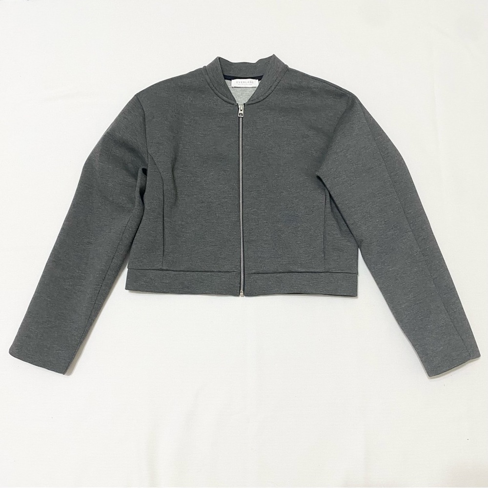 Everlane Luxe Fleece Bomber Jacket